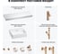Раковина Wellsee 50 см со столешницей 140 см Graceful Pro 201012619 в наборе 10 в 1 8