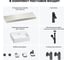 Раковина Wellsee 50 см со столешницей 140 смGraceful Proв наборе 10 в 1 201012577 8