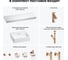 Раковина Wellsee 50 см со столешницей 140 см Graceful Pro 201012614 в наборе 10 в 1 8