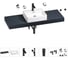 Раковина Wellsee 50 см со столешницей 140 см Graceful Pro 201012582 в наборе 10 в 1 1