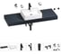 Раковина Wellsee 50 см со столешницей 140 см Graceful Pro 201012587 в наборе 10 в 1 1