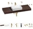 Раковина Wellsee 50 см со столешницей 140 смPure BY201011498 в наборе 10 в 1 201011498 1
