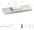 Раковина Wellsee 50 см со столешницей 140 смPure BY201011435 в наборе 10 в 1 201011435 1