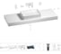 Раковина Wellsee 50 см со столешницей 140 см Pure BY 201011525 в наборе 9 в 1 1
