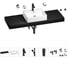 Раковина Wellsee 50 см со столешницей 140 см Graceful Pro 201012627 в наборе 10 в 1 1