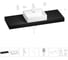 Раковина Wellsee 50 см со столешницей 140 см Graceful Pro 201012625 в наборе 10 в 1 1