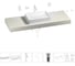 Раковина Wellsee 50 см со столешницей 140 смPure BY201011440 в наборе 10 в 1 201011440 1