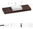 Раковина Wellsee 50 см со столешницей 140 смPure BY201011500 в наборе 10 в 1 201011500 1