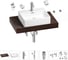 Раковина Wellsee 50 см со столешницей 80 см Graceful Pro в наборе 10 в 1 201012426 1