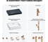 Раковина Wellsee 50 см со столешницей 80 см Graceful Pro в наборе 10 в 1 201012409 8