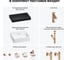 Раковина Wellsee 50 см со столешницей 80 см Graceful Pro в наборе 10 в 1 201012444 8
