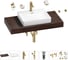 Раковина Wellsee 55 см со столешницей 100 см DeSire в наборе 10 в 1 201013508 1
