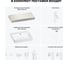 Раковина Wellsee 55 см со столешницей 100 см DeSire в наборе 10 в 1 201013475 8