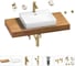 Раковина Wellsee 55 см со столешницей 100 см DeSire в наборе 10 в 1 201013493 1