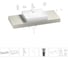 Раковина Wellsee 55 см со столешницей 120 см DeSire в наборе 10 в 1 201013535 1