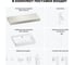 Раковина Wellsee 55 см со столешницей 120 см DeSire в наборе 10 в 1 201013535 8