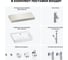 Раковина Wellsee 55 см со столешницей 100 см DeSire в наборе 10 в 1 201013471 8