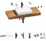 Раковина Wellsee 55 см со столешницей 120 см DeSire в наборе 10 в 1 201013557 1