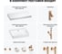 Раковина Wellsee 55 см со столешницей 100 см DeSire в наборе 10 в 1 201013514 8