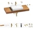 Раковина Wellsee 55 см со столешницей 120 см DeSire в наборе 10 в 1 201013558 1
