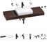 Раковина Wellsee 55 см со столешницей 140 см DeSire в наборе 10 в 1 201013622 1