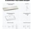 Раковина Wellsee 55 см со столешницей 140 см DeSire в наборе 10 в 1 201013595 8