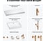 Раковина Wellsee 55 см со столешницей 120 см DeSire в наборе 10 в 1 201013579 8