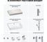 Раковина Wellsee 55 см со столешницей 80 см DeSire в наборе 10 в 1 201013416 8