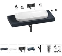 Раковина Wellsee 90 см со столешницей 120 смCroquisв наборе 9 в 1 201008407