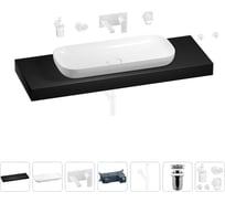 Раковина 90 см со столешницей 140 см Wellsee Croquis в наборе 9 в 1 201008605