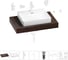 Раковина Wellsee 55 см со столешницей 80 см DeSire в наборе 10 в 1 201013450 1