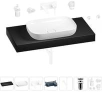 Раковина Wellsee 60 см со столешницей 100 см Croquis в наборе 9 в 1 201008130