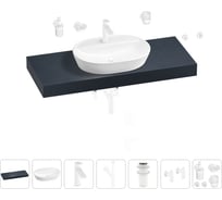 Раковина Wellsee 60 см со столешницей 120 смClinв наборе 10 в 1 201007785