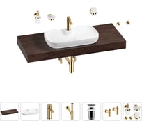 Раковина Wellsee 60 см со столешницей 120 смCroquis 2.0в наборе 10 в 1 201008768