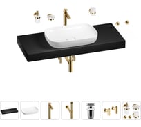 Раковина Wellsee 60 см со столешницей 120 см Croquis в наборе 10 в 1 201008233