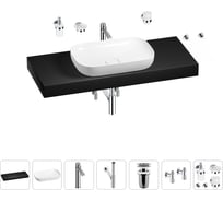 Раковина Wellsee 60 см со столешницей 120 см Croquis в наборе 10 в 1 201008236