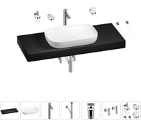 Раковина Wellsee 60 см со столешницей 120 см Croquis в наборе 10 в 1 201008231