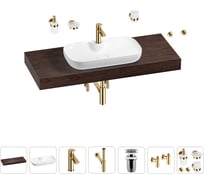 Раковина Wellsee 70 см со столешницей 120 смCroquis 2.0в наборе 10 в 1 201008943