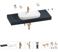 Раковина Wellsee 70 см со столешницей 120 смCroquis 2.0в наборе 10 в 1 201008929