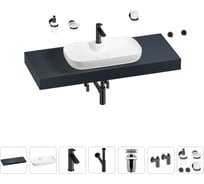 Раковина Wellsee 70 см со столешницей 120 смCroquis 2.0в наборе 10 в 1 201008922