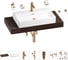 Раковина Wellsee 70 см со столешницей 100 смGraceful Proв наборе 10 в 1 201012664 1