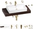 Раковина Wellsee 70 см со столешницей 100 смGraceful Proв наборе 10 в 1 201012668 1