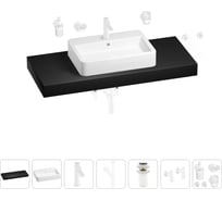 Раковина Wellsee 60 см со столешницей 120 см Halcyon в наборе 10 в 1 201012090