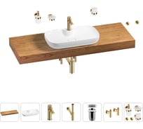 Раковина Wellsee 60 см со столешницей 140 смCroquis 2.0в наборе 10 в 1 201008818