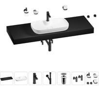 Раковина Wellsee 60 см со столешницей 140 см Croquis 2.0 201008847 в наборе 10 в 1