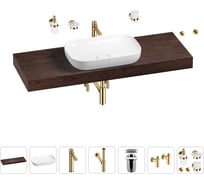 Раковина Wellsee 60 см со столешницей 140 см Croquis в наборе 10 в 1 201008318