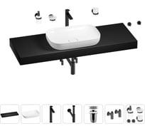 Раковина Wellsee 60 см со столешницей 140 см Croquis в наборе 10 в 1 201008352