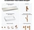 Раковина Wellsee 60 см со столешницей 140 смHalcyonв наборе 10 в 1 201012094 8