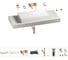 Раковина Wellsee 75 см со столешницей 120 смPure BY201011689 в наборе 9 в 1 201011689 1