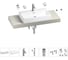 Раковина Wellsee 70 см со столешницей 120 смGraceful Proв наборе 10 в 1 201012691 1